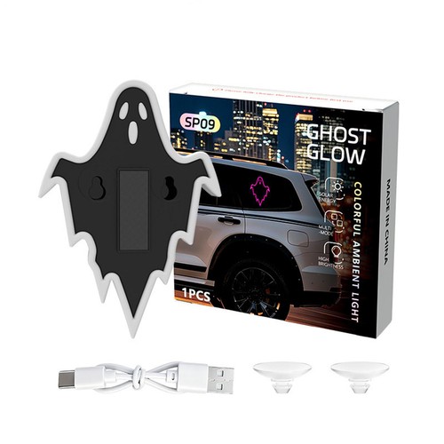 Solar ghost led car window - solar,